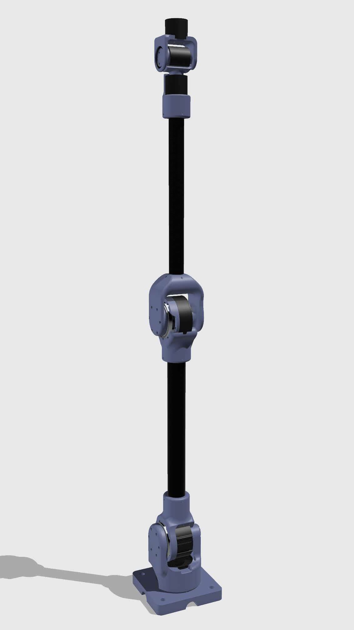 CAD render of the Iteration 4 arm at full 1.6m scale